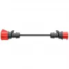 Adaptador para Gemini flex 22 kW CEE rojo trifásico 32A > CEE rojo 16A negro 30cm