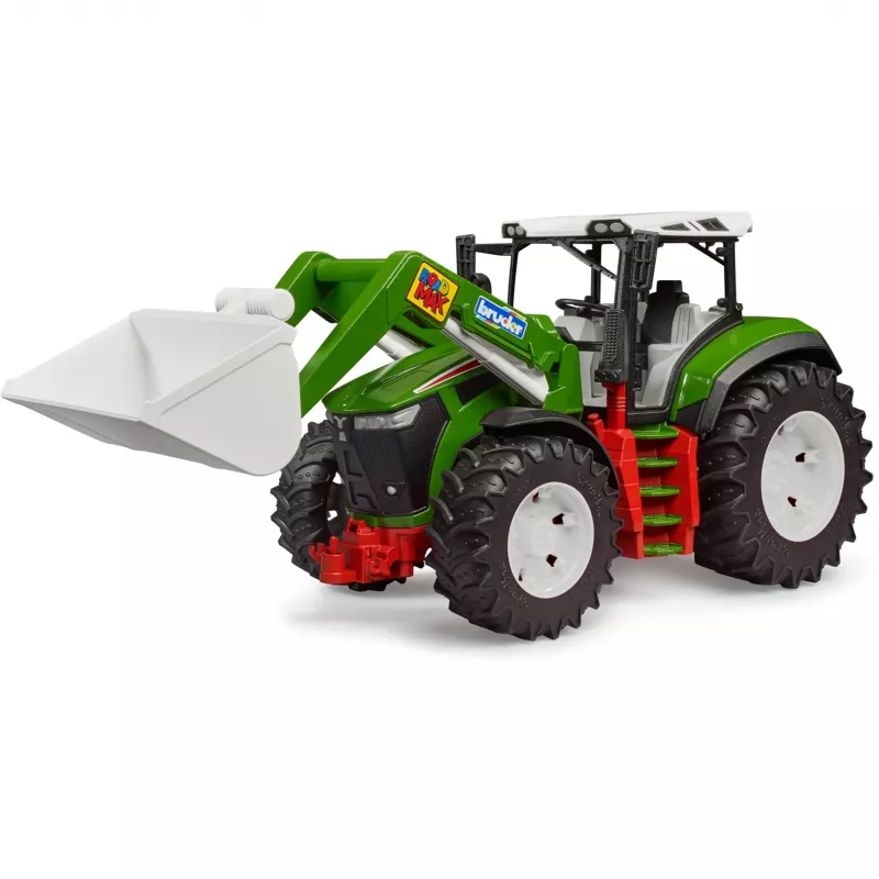 BRUDER tractor con cargador frontal modelo BR-03451 – robusto tractor de juguete con cargador móvil