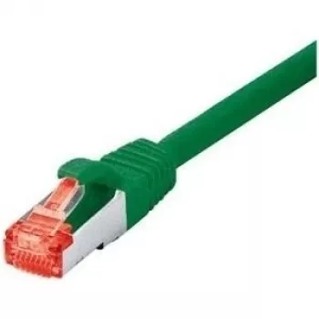 Tecline exertis Connect - Cable de red - RJ-45 (M) a RJ-45 (M) - 10 m - Cable SSTP - CAT 6 - Libre de halógenos - verde (71510G)