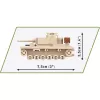 Set de construcción Cobi Panzer III Ausf.L — 103 piezas, edad recomendada 6+, beige