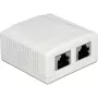 Toma de superficie 2 x RJ-45 DeLOCK 86197