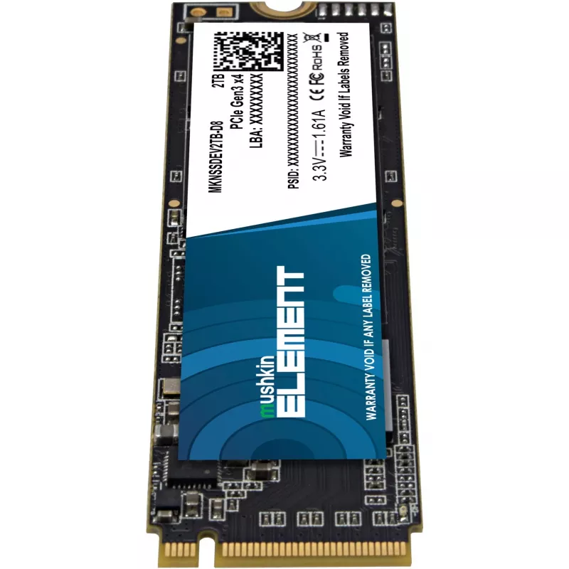Mushkin ELEMENT - SSD - 2 TB - Interno - M.2 2280 - PCIe 3.0 x4 (NVMe)