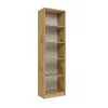 Estantería Top e shop R50 ARTISAN — acabado roble, 5 baldas, marco de aglomerado