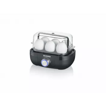 Huevos cocidos Severin 420W, para máx. 6 huevos EK 3166 negro (EK3166)