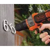 Taladro Black & Decker MT218KB 800 rpm negro, naranja 1,46 kg