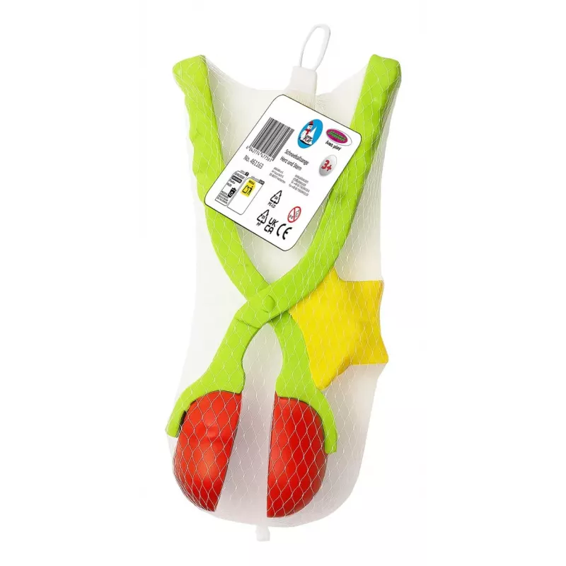 Pala moldeadora de bolas de nieve Jamara Snow Play 2en1 — forma de corazón y estrella, a partir de 3 años, multicolor