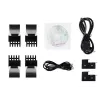 Sistema de alimentación ininterrumpida Green Cell UPS13 — SAI online de doble conversión, 1000 VA / 900 W, onda senoidal pura, 6 salidas AC, LCD, 2 baterías de 12V 9Ah