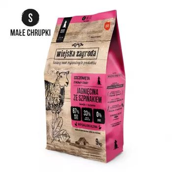 Rural Farm Cordero con Espinacas S - comida seca para cachorros - 9kg