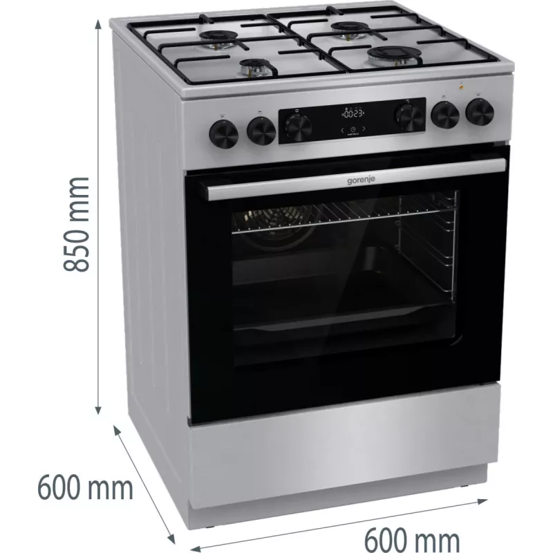 Cocina gas-eléctrica GKS6C70XJ