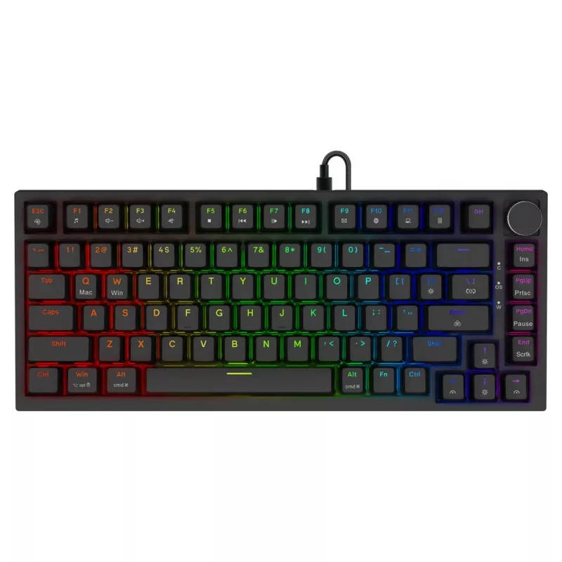 Savio ASTRAL BLACK JADE teclado gaming USB QWERTY US International