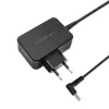 Qoltec 51033 adaptador de corriente para ultrabooks HP, 45 W, 19,5 V, 2,31 A, 4,5x3,0 mm + pin, para interior, negro