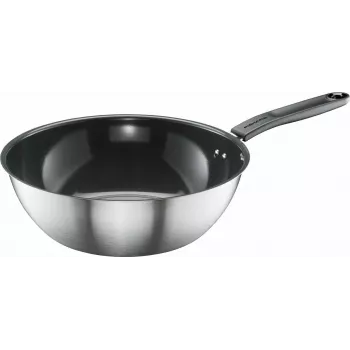 Wok Fiskars 28 cm con recubrimiento cerámico modelo 1072313, 28 cm de diámetro