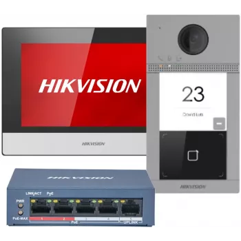 Hikvision DS-KIS604-S(C) Videoportero 2 MP 17,8 cm (7