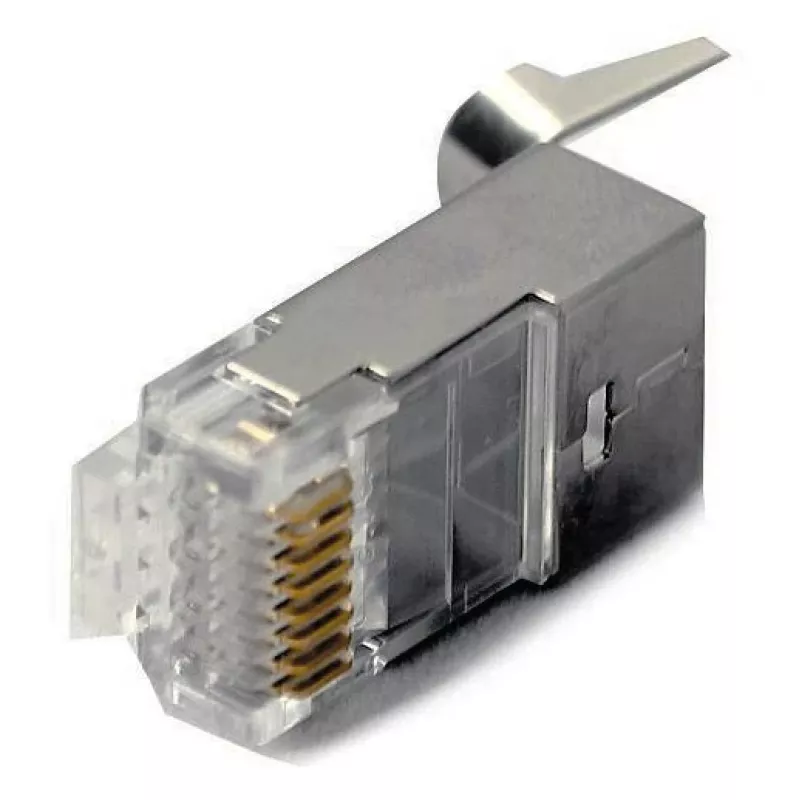 Conector de cable RJ45 gris Digitus X-ML-6F-OD-IMP macho 100 uds.