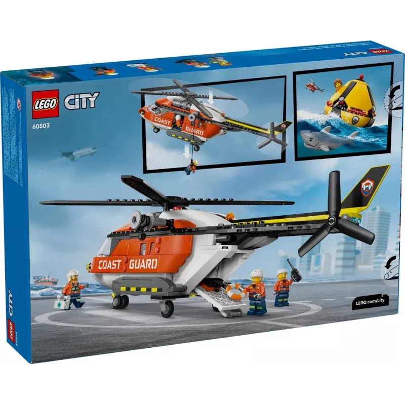 LEGO CITY 60503 Helicóptero de la Guardia Costera