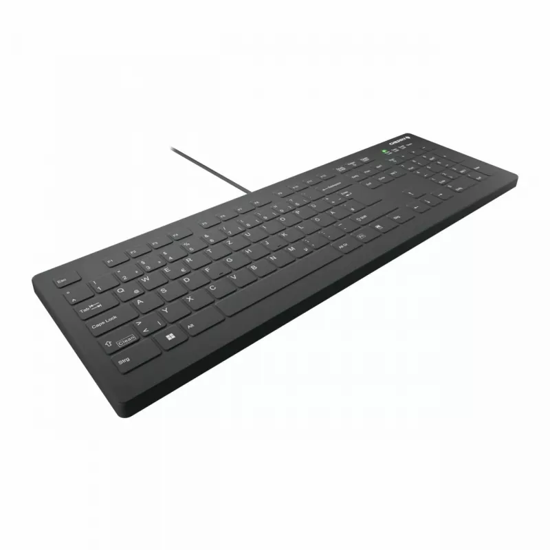 CHERRY AK-C8112 Medical USB QWERTZ Alemán Negro Blanco Full-Size Teclado