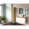 Armario de almacenamiento de baño Topeshop S33 ARTISAN roble