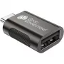 Good Connections Adaptador USB 3.2 Gen.1 3.0 conector macho C a conector hembra USB-A carcasa de metal galvanizado (USB-AD302)