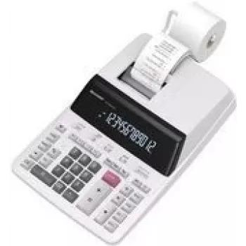 Calculadora de sobremesa con impresora Sharp CS-2635LW, gris claro, modelo SH-CS2635LW