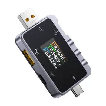 Comprobador USB 2en1 FNIRSI FNAC-28 USB-C USB-A