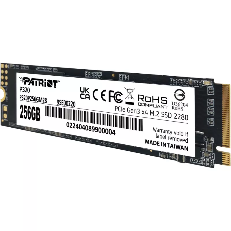 Unidad SSD Patriot P320 256 GB M.2 2280 PCIe 3.0 x4 NVMe
