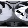 Pack de 3 ventiladores PHANTEKS M25 Gen2 PWM D-RGB 140 mm, negro