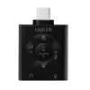 Adaptador de audio USB3.2 USB-C/macho a 2x conector hembra 3,5 mm 7.1