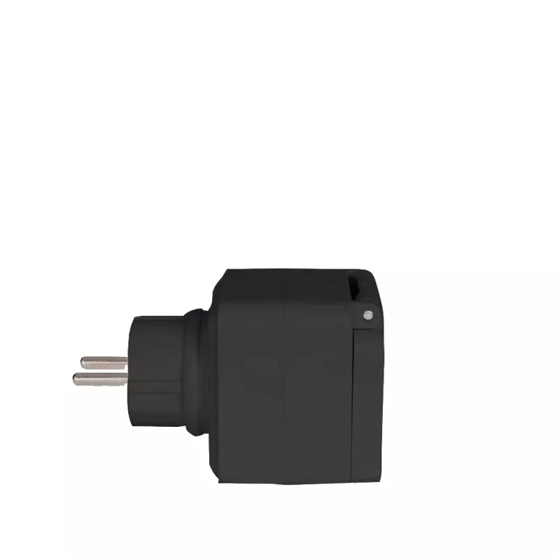 Enchufe inteligente Denver PLO-108 negro exterior IP44 con cable inalámbrico