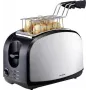 Trisa Crispy Snack tostadora acero inoxidable, negro (7361.4212)