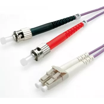 Cable de conexión de fibra óptica ROLINE OM4 50/125µm LC/ST 3m