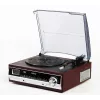 Camry Premium CR1113 tocadiscos de correa con radio, negro