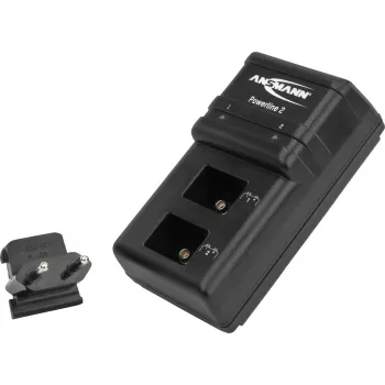 ANSMANN POWERline 2 - Cargador de baterías - 2x9V (5107043)