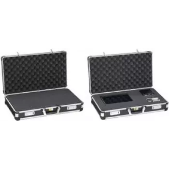Carcasa protectora para instrumentos de medición allit AluPlus Protect C 60 — marco de aluminio, espuma interior, negro