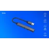 Savio AK-70 hub USB-A, 4 en 1: 3 x USB-A 2.0 + 1 x USB-A 3.1 Gen 1, 5 Gbps