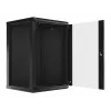 Armario rack de pared LANBERG WF01-6618-10B, 18U, 600×600×907 mm, negro, 60 kg