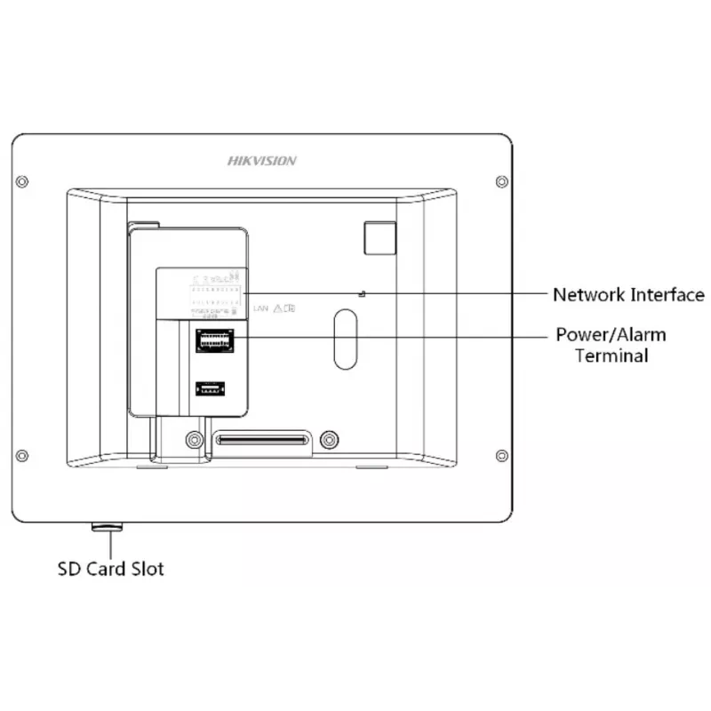 Videoportero Hikvision DS-KH8350-TE1 Pantalla táctil IPS de 7