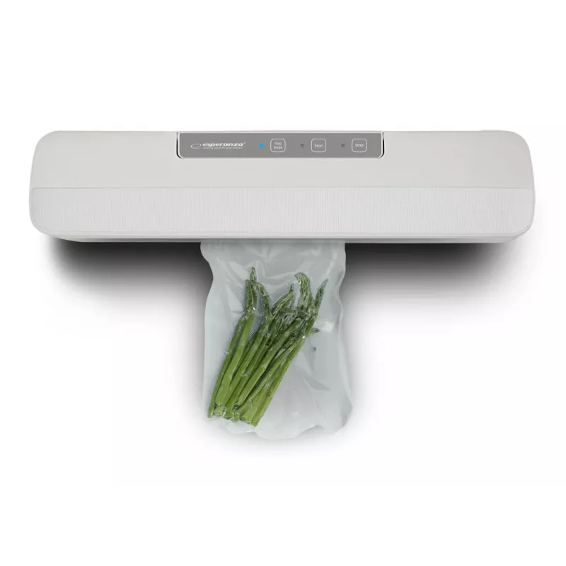 Esperanza EKV001 Steak Tartare envasadora al vacío para alimentos, 300 mm, 107 W, blanco