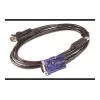 Cable KVM USB APC - 6 ft (1,8 m), 1,83 m, USB, USB, VGA, negro, USB-A