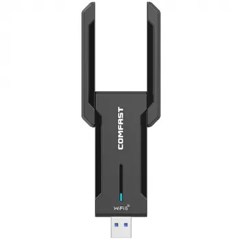 Adaptador USB WiFi Comfast CF-972AX dual band 2.4GHz/5GHz hasta 5374Mbps