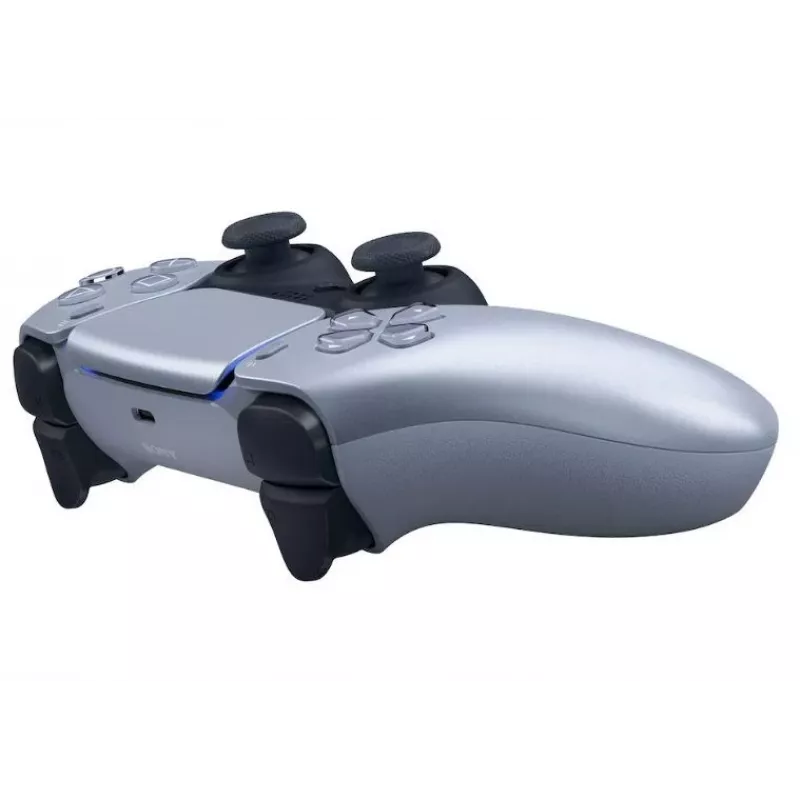 Mando inalámbrico Sony DualSense para PlayStation 5 — batería de Li-Ion integrada, giroscopio, vibración háptica, altavoz, jack de 3,5 mm, Plata