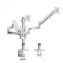 LogiLink BP0090 Soporte de monitor / pie 68,6 cm (27) Escritorio Plata