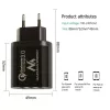 Cargador de pared USB MACLEAN MCE479B — 3 puertos USB, 18W de potencia total, compacto