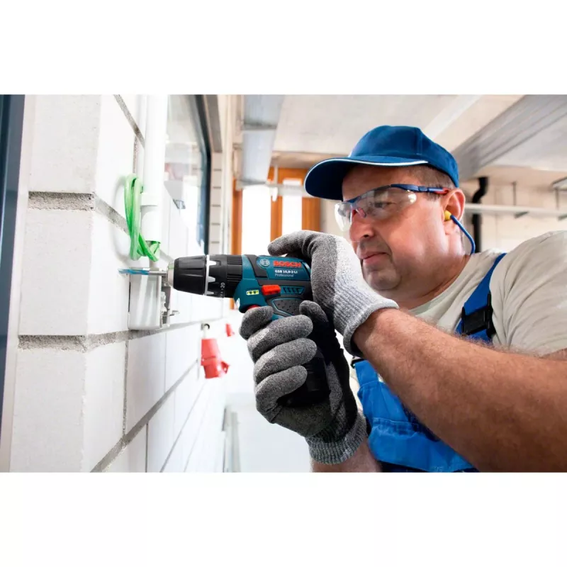 Bosch GSB 12V-15 Professional 1300 RPM Negro, Azul