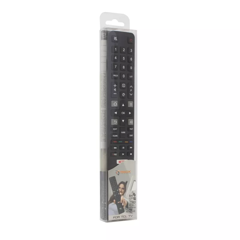 Mando a distancia SBOX RC-01406 para televisores TCL — mando a distancia de repuesto compatible con varios modelos TCL
