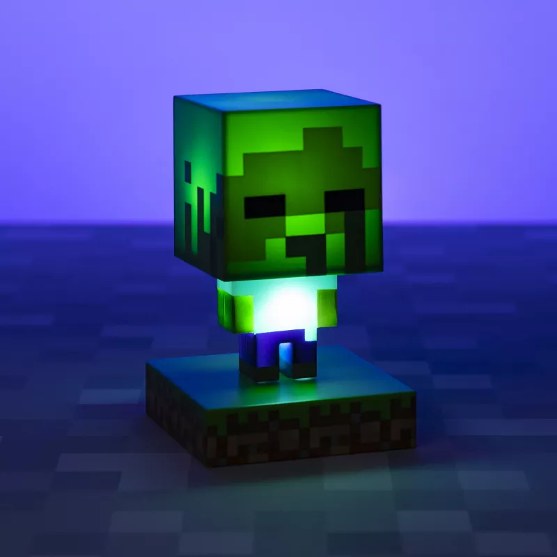 Lámpara de mesa Paladone Light Paladone Minecraft Zombie Light PP6592MCFV4 LED