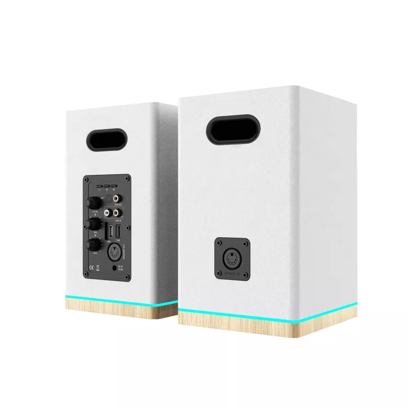 Blaupunkt BS60WH LED altavoces de estantería, Bluetooth, HDMI ARC, blancos