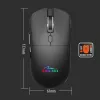 Ratón inalámbrico MEDIA-TECH MT1124 BT/RF Silent & Recharge — ambidiestro, 3200 DPI, Bluetooth + 2,4 GHz USB, 6 botones, recargable