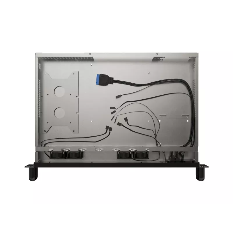 Carcasa rack Lanberg SC01-3001-10B 1U negra 4 ventiladores