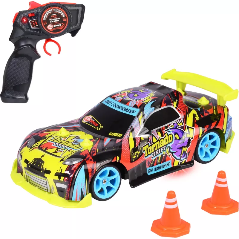 Coche RC Dickie Tornado Drift RTR 2,4 GHz – coche de drift montado listo para usar