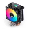 Disipador de CPU Jonsbo CR-1400E 92 mm ARGB negro — ventilador de 92 mm, iluminación ARGB